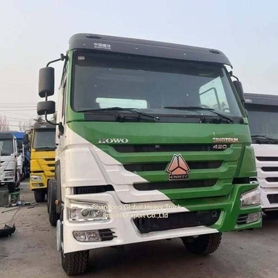 Howo 6x4 Traktor Truk Digunakan Sinotruk LHD RHD Jarak Jauh Mengemudi Trailer Truk Kepala