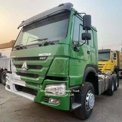 Howo 6x4 Traktor Truk Digunakan Sinotruk LHD RHD Jarak Jauh Mengemudi Trailer Truk Kepala