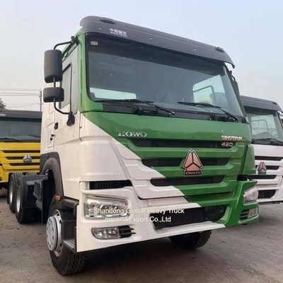 Howo 6x4 Traktor Truk Digunakan Sinotruk LHD RHD Jarak Jauh Mengemudi Trailer Truk Kepala