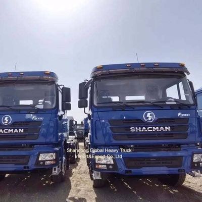 Shacman 6X4 Traktor Truk 371HP Prime Mover dengan 12.00R20 Ban untuk Kargo Berat