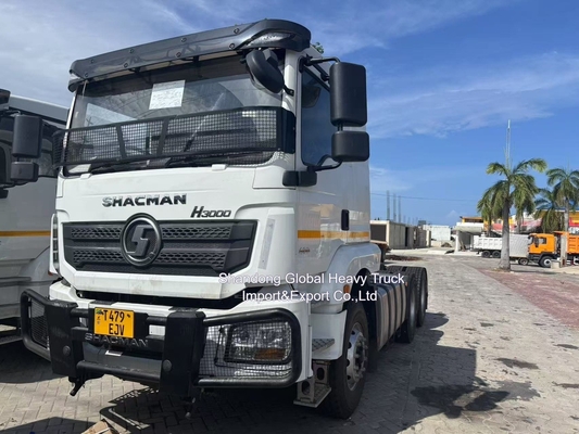 6X4 Drive Kiri atau Drive Kanan 380HP Shacman F3000 Tractor Trailer Digunakan Truk Kepala Traktor