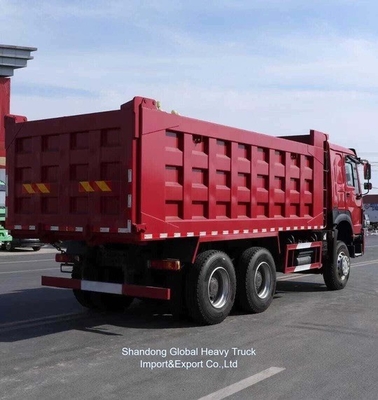 Transmisi manual Sinotruk HOWO 380 HP 6X4 Tipper / Dumper / Dump Truck