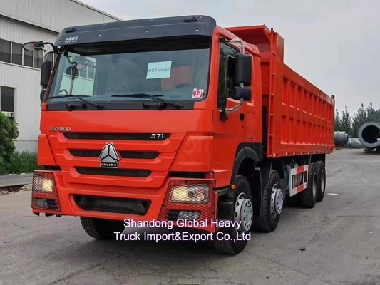 Transmisi manual Sinotruk HOWO 380 HP 6X4 Tipper / Dumper / Dump Truck
