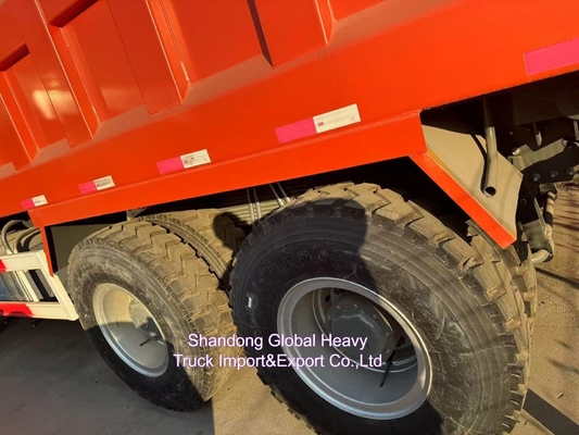 V7 Truk Pengeboran Sinotruk HOWO 6 4 Truk Tipper 30 Ton Truk Tipper untuk Filipina Siap Pengiriman