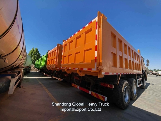 Kualitas Baik 371HP 375HP 6*4 10 Roda Digunakan HOWO Truk Pengeboran Truk Tipper untuk Pasar Afrika