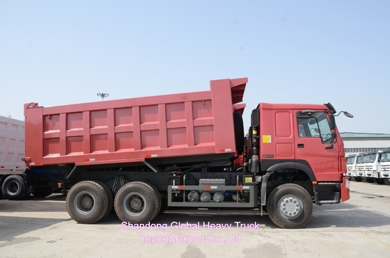 Sinotruk Pengangkutan Pasir Tangan Kedua Heavy Duty Dumper Digunakan Hohan A7 400HP 6 * 4 Tipper Dump Truck