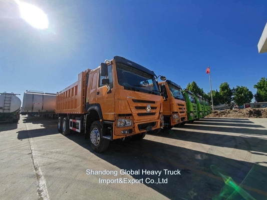 Sinotruk Pengangkutan Pasir Tangan Kedua Heavy Duty Dumper Digunakan Hohan A7 400HP 6 * 4 Tipper Dump Truck
