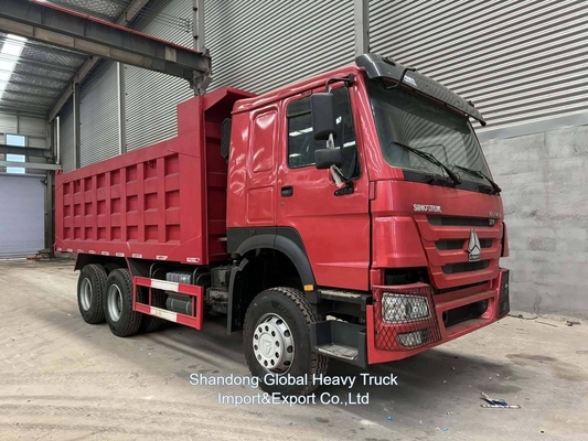 Sinotruk HOWO Kualitas Tinggi Truk Dump Tipper bekas LHD/Rhd Diesel 400 tenaga kuda 6X4 Truk Dump