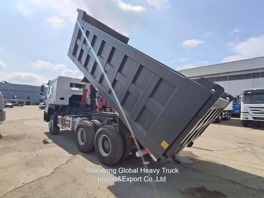 Sinotruck 6X4 HOWO 10 Wheeler Heavy Duty 18 19 20cbm 20m3 Truk Baru yang Digunakan Tipping Tipper Dumper Dump Truck