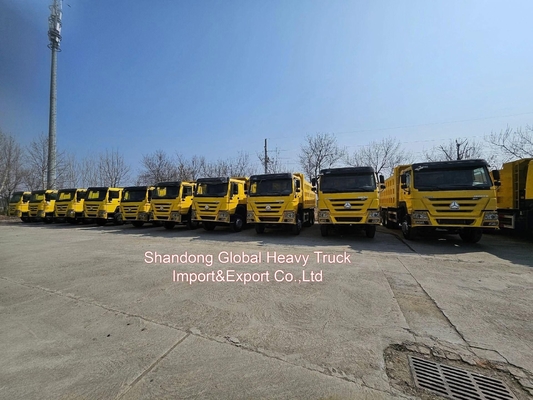 Truk Tipper Kualitas Tinggi HOWO 375 Truk Dump 6*4 Jenis Transmisi Manual