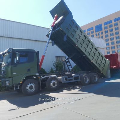 Shacman X3000 Dump Truck 8X4 Drive Wheel Heavy Duty Tipper Truck dengan Kapasitas Beban 31-40t dan Mesin WEICHAI WP12 / WP13