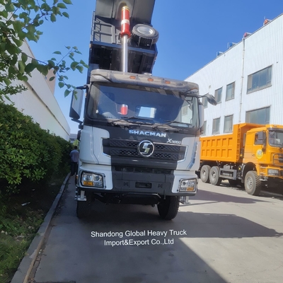 Truk Tipper Shacman 380HP Truk Sampah 6*4/8*4 Seri F3000 Truk Dump 80 / 120ton