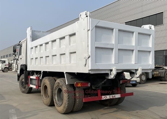 Efisiensi Konstruksi 336 HP 371HP 380HP 400HP 440HP HOWO Dump Truck Tipper Truck.