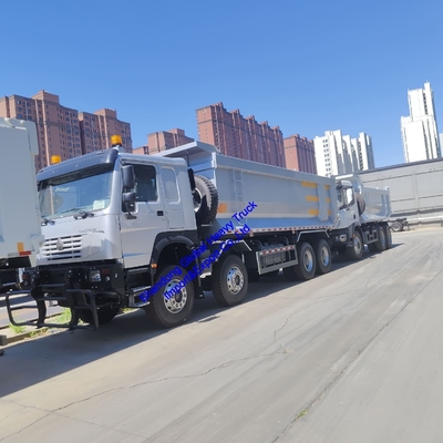 HOWO 7 8X4 371HP Tipper Refurbished Sinotruk HOWO Truk Sampah 371HP 12 Ban