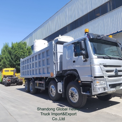 Baru dan digunakan 351/371/375/380/400/460/500/540HP Shacman Sinotruck 8*4 HOWO truk dump