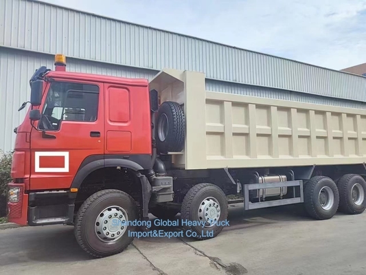 HOWO 7 8X4 371HP Tipper Refurbished Sinotruk HOWO Truk Sampah 371HP 12 Ban