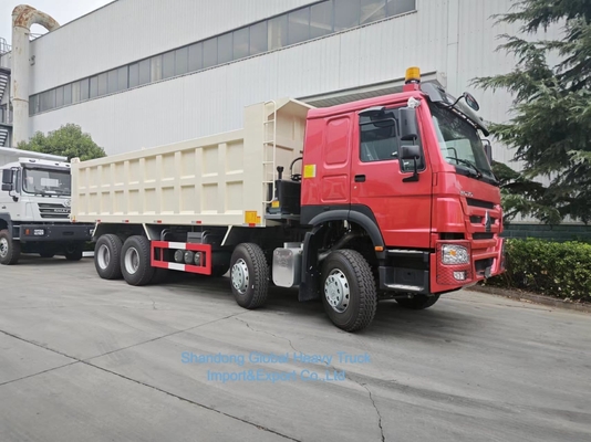 HOWO 7 8X4 371HP Tipper Refurbished Sinotruk HOWO Truk Sampah 371HP 12 Ban