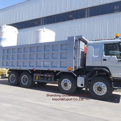 Baru dan digunakan 351/371/375/380/400/460/500/540HP Shacman Sinotruck 8*4 HOWO truk dump
