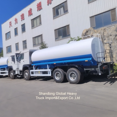 Karir Pertambangan Tekanan Tinggi Sprinkler Tangki Air Truk HOWO 371HP 6*4 Truk Sprinkler Air
