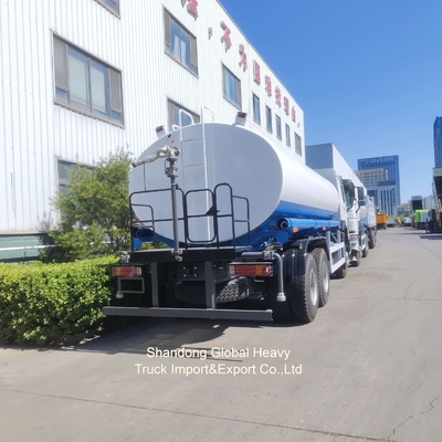 Truk Tangki Air Minum 20000L Merek Sino HOWO 6*4 Truk Air Stainless Steel