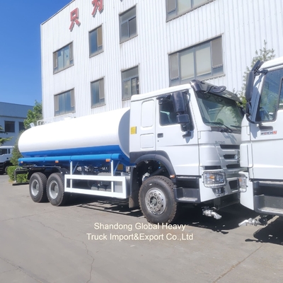 Truk Tangki Air Minum 20000L Merek Sino HOWO 6*4 Truk Air Stainless Steel