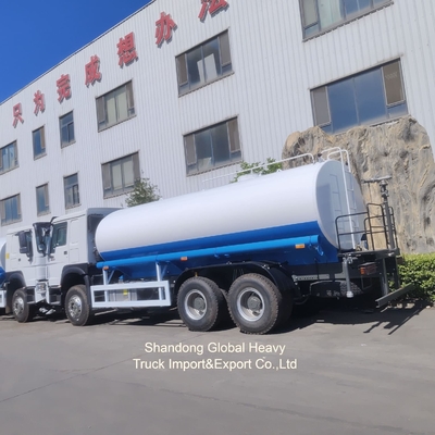 Truk Tangki Air Minum 20000L Merek Sino HOWO 6*4 Truk Air Stainless Steel