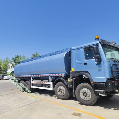 Tugas berat 33000 liter 8*4 Truk bahan bakar HOWO Trailer Tank bahan bakar Diesel Tank minyak Tanker Truk