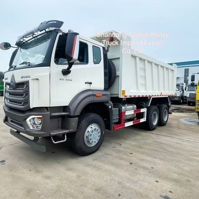 Digunakan Tugas Berat Sinotruk HOWO Nx 6*4 Truk dump 340HP Wd615 Mesin 40t Kapasitas muatan