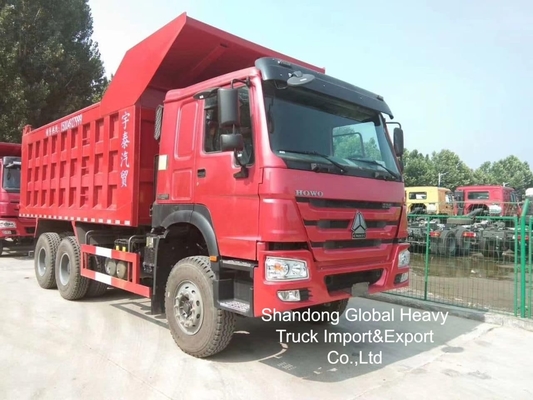 HOWO 10 Roda 371HP/380HP/400HP/430HP Truk Pengeboran Truk Tipper