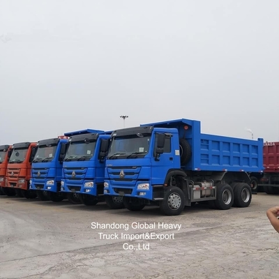 Truk Sampah HOWO Bekas Global, Biru Baru, Kapasitas Besar 35 Ton