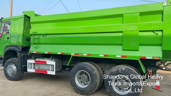 Sinotruk HOWO bekas 6X4/8X4 A7/T7 10/12 Wheeler 371hp 18-25cbm Heavy Duty Tipper Dump Truck