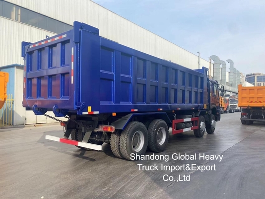 HOWO Truk 8X4 /6X4 Truk Pengeboran Sinotruk Tipper 12 roda 50 Ton Truk Truk Pengeboran bekas