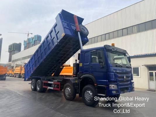 HOWO Truk 8X4 /6X4 Truk Pengeboran Sinotruk Tipper 12 roda 50 Ton Truk Truk Pengeboran bekas