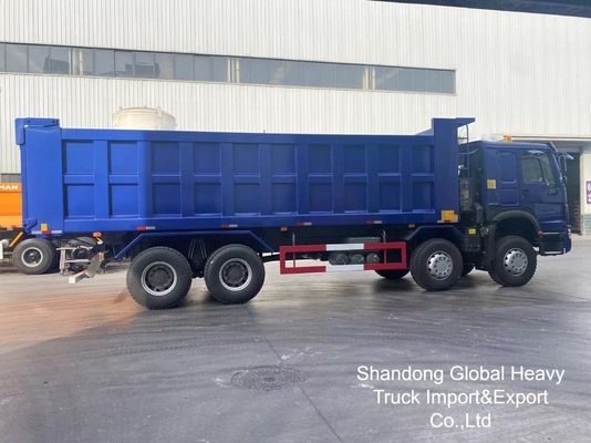HOWO Truk 8X4 /6X4 Truk Pengeboran Sinotruk Tipper 12 roda 50 Ton Truk Truk Pengeboran bekas