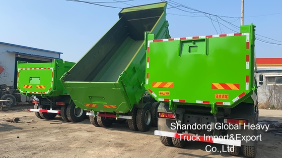 Sinotruk HOWO bekas 6X4/8X4 A7/T7 10/12 Wheeler 371hp 18-25cbm Heavy Duty Tipper Dump Truck