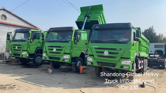 Sinotruk HOWO bekas 6X4/8X4 A7/T7 10/12 Wheeler 371hp 18-25cbm Heavy Duty Tipper Dump Truck