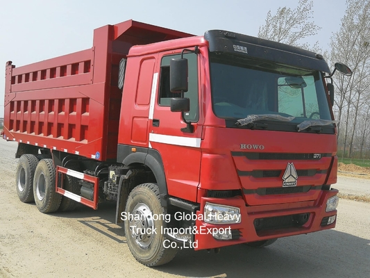 HOWO 10 Roda 371HP/380HP/400HP/430HP Truk Pengeboran Truk Tipper