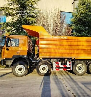 Shacman F3000 8x4 Dump Truck dengan mesin 420hp dan kursi suspensi udara untuk proyek pertambangan Mozambik