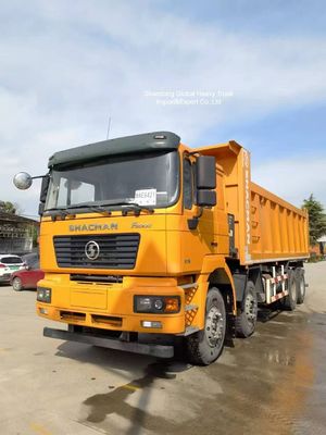 Shacman F3000 8x4 Dump Truck dengan mesin 420hp dan kursi suspensi udara untuk proyek pertambangan Mozambik