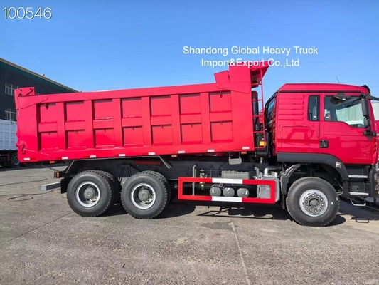 Truk Sampah Sino Cargo 6X4 30 Ton Tugas Berat Sinotruk HOWO Baru 371HP 380HP 400HP Off Road / Truk Tipper / Dump