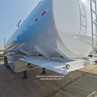 3 Axle 45000L Karbon Steel Fuel Tanker Semi Trailer