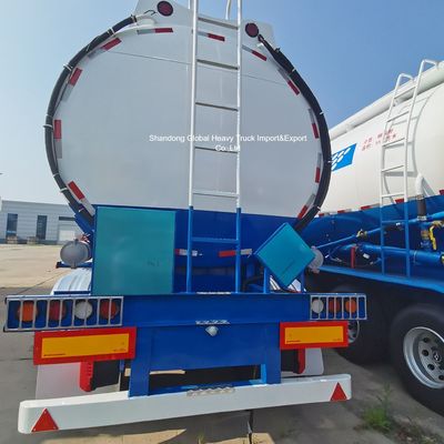 3 Axle 45000L Karbon Steel Fuel Tanker Semi Trailer