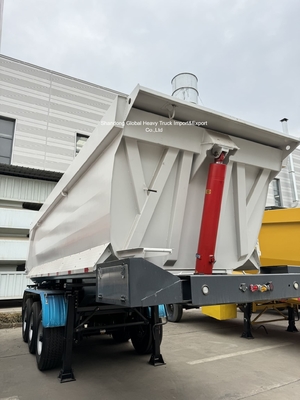 Semi Trailer Dump Baja Baja 3-Gandar untuk Beban Berat