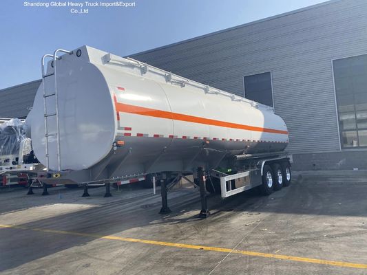 3 Axle Carbon Steel Q345B 45000L Tanker Bahan Bakar Semi Trailer
