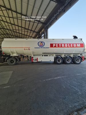 3 Axle 45000L Karbon Steel Fuel Tanker Semi Trailer