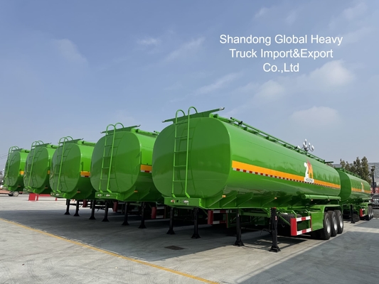 Truk Semi Tangki Diesel Bertenaga Berat 3 Gandar 45000L