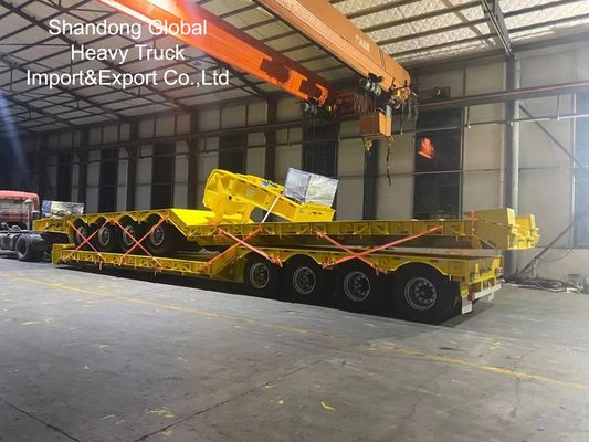 Truk Semi Flatbed Tri-Axle Tugas Berat 40FT - Bersertifikasi ECE, CE