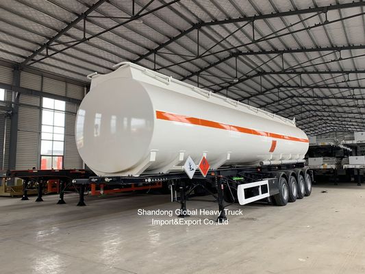 Semi Trailer Tangki Bahan Bakar Minyak 48000L 3 Gandar Tugas Berat