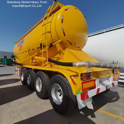 4-Axis Cement Bulker Trailer 40-80t Kapasitas ECE CE Bersertifikat