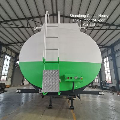 Tanker bahan bakar 3 poros Semi trailer 50000L Kapasitas Konstruksi baja